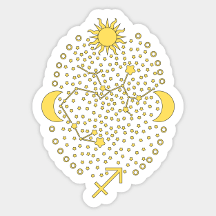 Sagittarius Design Sticker